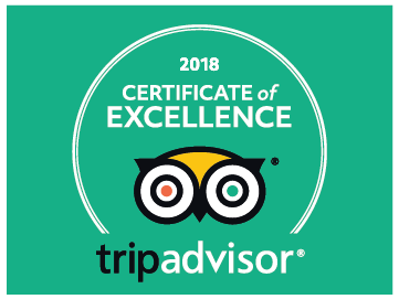 TripAdvisor Excellence Award!